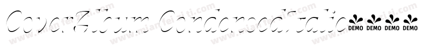 CoverAlbum CondensedItalic字体转换